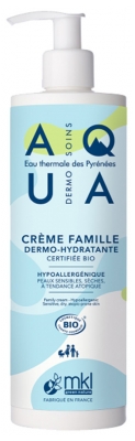 MKL Green Nature Aqua Crème Famille Hydratante Peaux Sèches Bio 400 ml