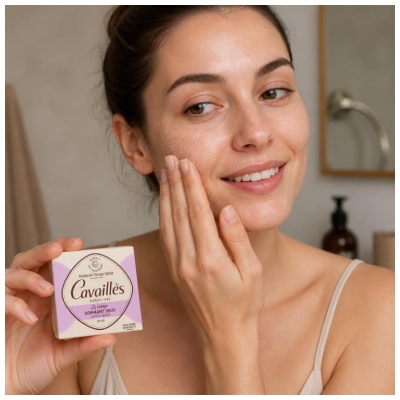 Rogé Cavaillès Nettoyant Solide Gommage Doux Visage 70 g