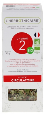 L'Herbôthicaire l'Herbô 2 Confort Circulatoire Bio 70 g