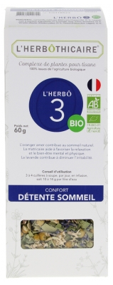 L'Herbôthicaire l'Herbô 3 Confort Détente Sommeil Bio 60 g