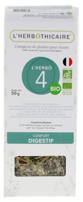 L'Herbôthicaire l'Herbô 4 Confort Digestif Bio 50 g