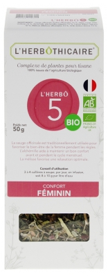L'Herbôthicaire l'Herbô 5 Confort Féminin Bio 50 g