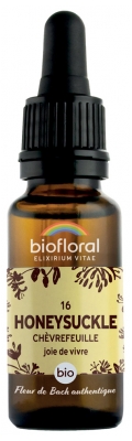 Biofloral 16 Honeysuckle Chèvrefeuille Compte Gouttes Bio 20 ml Fleur de Bach