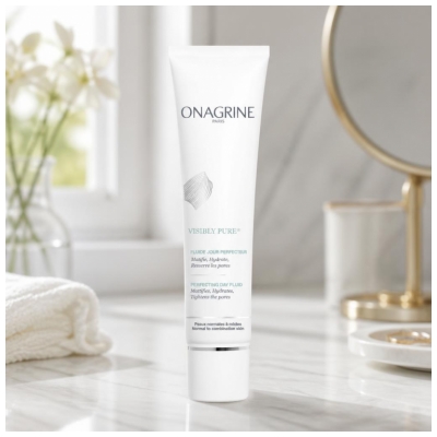 Onagrine Visibly Pure Fluide Jour Perfecteur Peaux Normales à Mixtes 40 ml