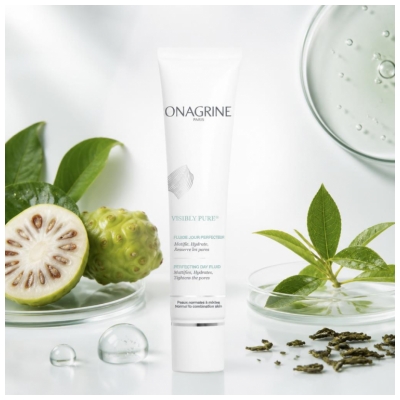Onagrine Visibly Pure Fluide Jour Perfecteur Peaux Normales à Mixtes 40 ml