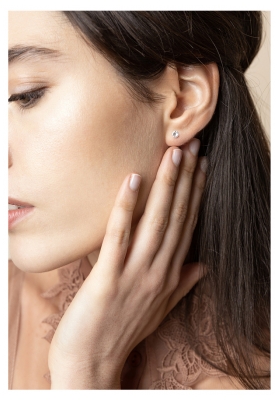 Pharma Bijoux Boucles d'Oreilles Hypoallergéniques Xirius Crystal 5,3 mm Peaux Sensibles 
