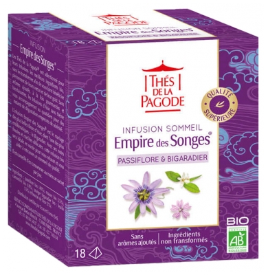 Thés de la Pagode Infusion Empire Des Songes Bio 18 Infusettes