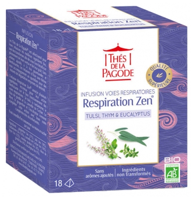 Thés de la Pagode Infusion Respiration Zen 18 Infusettes