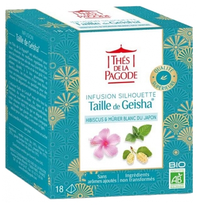 Thés de la Pagode Infusion Taille de Geisha Bio 18 Infusettes