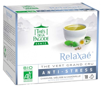 Thés de la Pagode Thé Relaxaé 18 Sachets Pagode