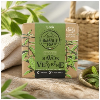 Tadé Marseille Soap - Savon Verveine Certifié Cosmos Nat - 100 g