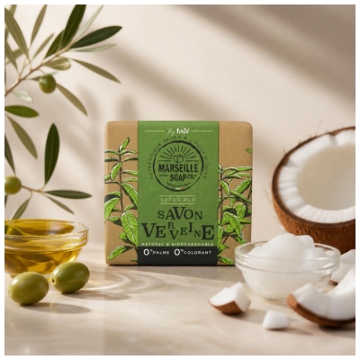 Tadé Marseille Soap - Savon Verveine Certifié Cosmos Nat - 100 g