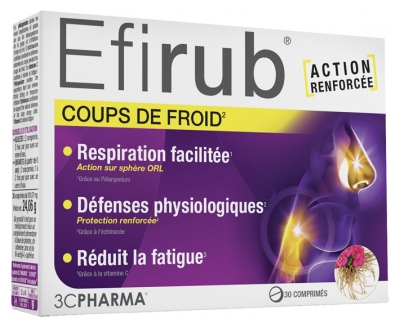 3C Pharma Efirub 30 Comprimés