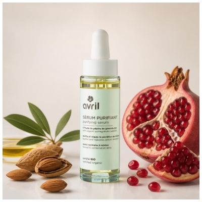 Avril Sérum Purifiant Peaux Normales à Mixtes Bio 30 ml 