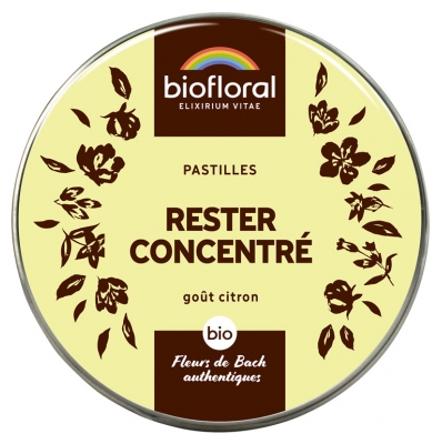 Biofloral - Pastilles Émotion - Rester Concentré Pastilles Bio 50 g