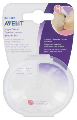Avent Scf153/01 Lot de 2 Protège-Mam - Petite Taille - Taille : Taille M : 21 mm