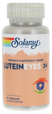 Solaray Lutéine Eyes 24 mg - 60 Vegcaps