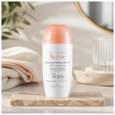 Avène Body Déodorant Efficacité 24H Peaux Sensibles 50 ml