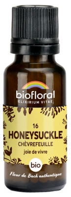 Biofloral 16 Honeysuckle Chèvrefeuille Granules Bio 19,5 g