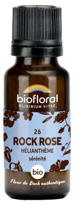 Biofloral 26 Rock Rose Hélianthème Granules Bio 19,5 g