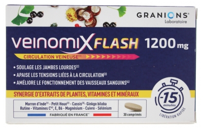 Granions Veinomix Flash 1200 mg Comprimés