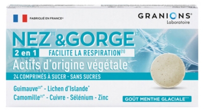 Granions Comprimé à Sucer Nez-Gorge x 24