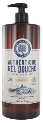Authentine Authentique Gel Douche Corps et Cheveux Amande (Sans Sulfate) 1 L