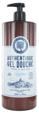 Authentine Authentique Gel Douche Corps & Cheveux Surgras (Sans sulfate) 1 L