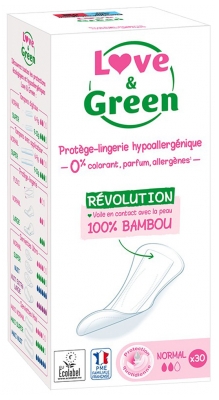 Love & Green Protège-Lingeries Hypoallergéniques et Écologiques 