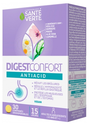 Santé Verte DigestConfort Antiacid 30 Unités