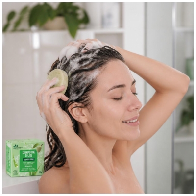 Fleurance Nature Shampoing Solide Cheveux Gras Huile d'Amande Douce & Argile Verte Bio 75 g