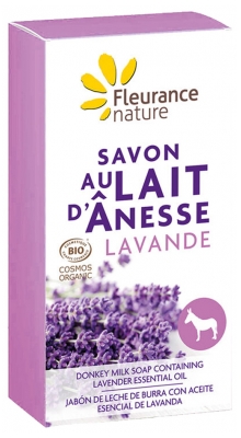 Fleurance Nature Savon Solide Lait Ânesse Lavande Bio 100 ml