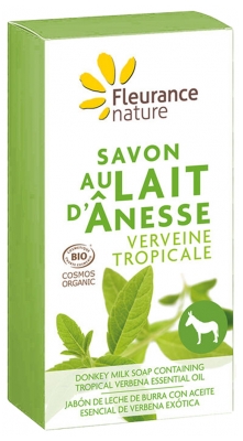 Fleurance Nature Savon Solide Lait Ânesse Verveine Bio 100 ml