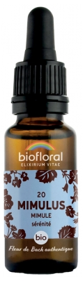 Biofloral Fleur de Bach 20 Mimulus Sérénité Bio 20 ml 