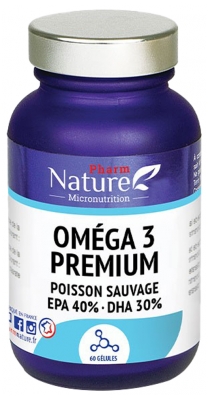 Pharm Nature Oméga 3 Premium EPA DHA 60 Capsules