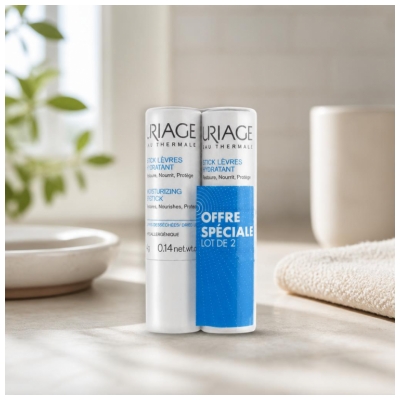 Uriage Stick à Lèvres Hydratant 2 X 4 g