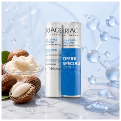 Uriage Stick à Lèvres Hydratant 2 X 4 g