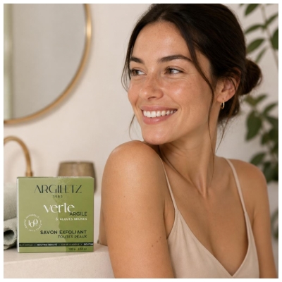 Savon Exfoliant à l'Argile Verte 100 g