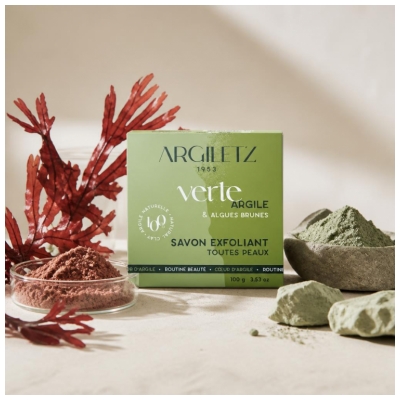 Savon Exfoliant à l'Argile Verte 100 g