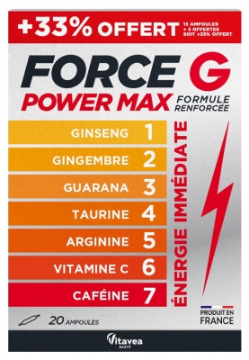 Force G Vitavea Power Max Offre Promo