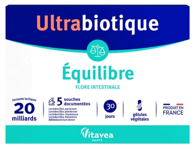 Ultrabiotique Vitavea Équilibre 30 gélules