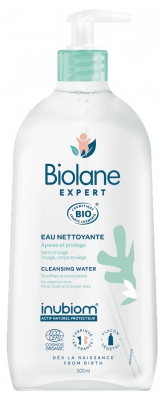 Biolane Eau Nettoyante Sans Rinçage Bio 500 ml