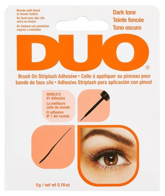 Ardell Duo Colle en Pinceau Faux Cils en Bandes Teinte Foncée 5 g