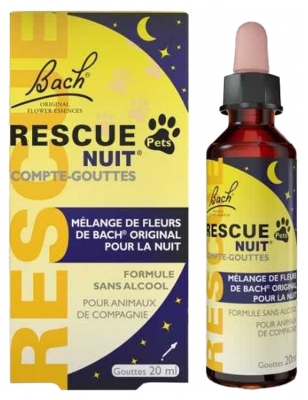 Rescue Pets – Compte-Gouttes Nuit 20 ml
