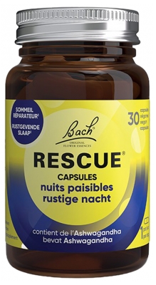 Rescue ® Nuits Paisibles 30 Capsules Véganes