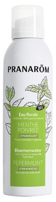 Pranarôm Eau Florale Menthe Poivrée Hydrolat Dynamisant Bio 150 ml