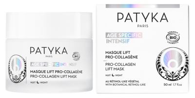 Patyka Age Specific Intensif Masque Lift Pro-Collagène Nuit Bio 50 ml