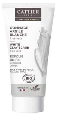 Cattier Gommage Argile Blanche Exfolie Bio 30 ml