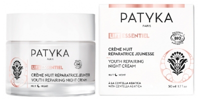 Patyka Lift Essentiel Crème Nuit Réparatrice Jeunesse Bio 50 ml