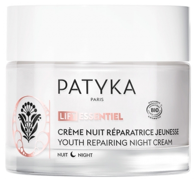 Patyka Lift Essentiel Crème Nuit Réparatrice Jeunesse Bio 50 ml